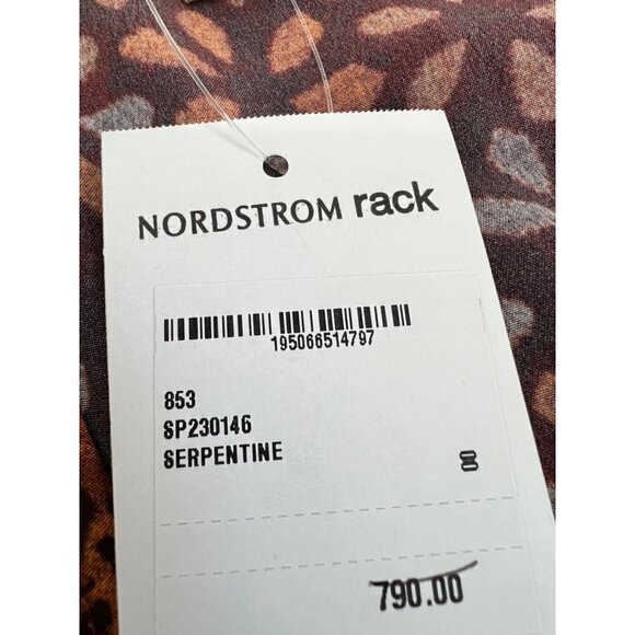 New Ulla Johnson Size 4 V-neck Mini Dress Serpentine *Defect-missing inner slip* - Picture 13 of 15